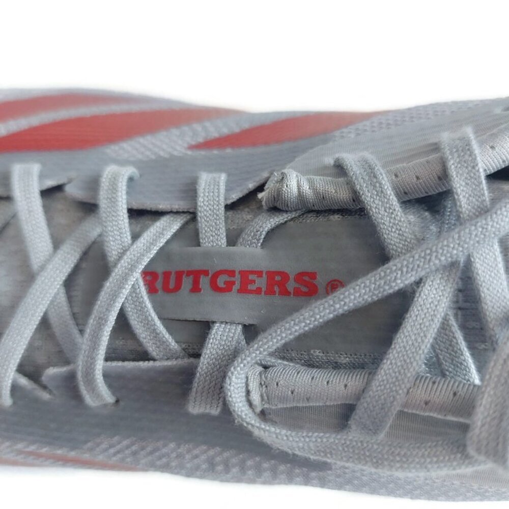 Adidas Adizero SL2 Mens Size 10 Rutgers Scarlet Knights Running Shoes Stone Gray - Picture 7 of 12
